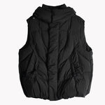 White Duck Down Hooded Down Vest