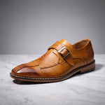 Arezzo Leather Monk Loafers