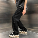 Rivet Straight Casual Pants