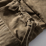 Large Pocket Cropped Casual Pants