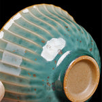 Buddha Stones Retro Glaze Kiln Change Ceramic Gaiwan Sancai Teacup Kung Fu Tea Cup And Saucer With Lid