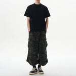 Space Cotton Patchwork Anti-wrinkle T-shirt