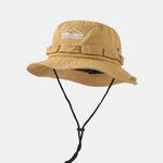 Mountain Pattern Bucket Hat With Chin Strap