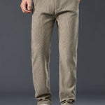 Warm Fleece-Lined Winter Straight Leg Corduroy Pants