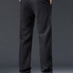 Warm Fleece-Lined Winter Straight Leg Corduroy Pants