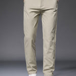 Warm Fleece-Lined Straight Leg Chino Pants