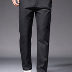 Warm Fleece-Lined Straight Leg Chino Pants