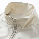 Icon Letter Embroidery Racing Jacket