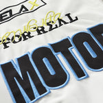 Icon Letter Embroidery Racing Jacket