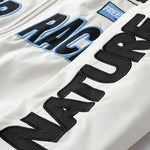 Icon Letter Embroidery Racing Jacket