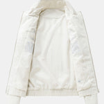 Icon Letter Embroidery Racing Jacket