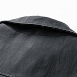 Textured PU Leather Jacket