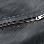 Textured PU Leather Jacket