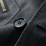 Textured PU Leather Jacket
