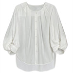 Casual Balloon Sleeve Shirt