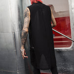 Mid-Length Mesh Sleeveless Vest