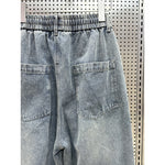 Casual Straight-leg Wide-leg Jeans