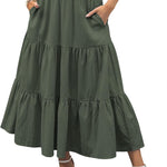 Zeagoo Rock Damen Elegant Hohe Taille Skirt (DE Only)
