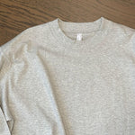 235g Cotton Double-needle Crew Neck Long-sleeved T-shirt