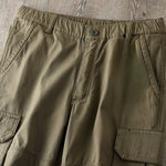 Multi-pocket Straight-leg Casual Trousers
