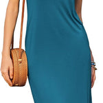 Zeagoo Maxi Dresses Summer Dress Sleeveless Beach Dress (DE Only)