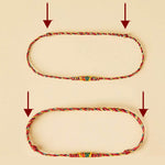 Buddha Stones Handcrafted Koi Fish Wealth Prosperity Braided Rope Bracelet