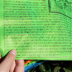 Buddha Stones Tibetan 5 Colors Windhorse Auspicious Outdoor 25 Pcs Prayer Flag