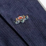 Japanese Embroidered Oversized Corduroy Pants