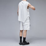 Ripped Loose Vest Bottoming Shirt