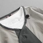 Retro Color-blocked Loose Casual Crew Neck T-shirt