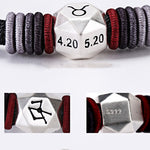 Buddha Stones 999 Sterling Silver 12 Constellations of the Zodiac Blessing Handmade String Bracelet (Extra 35% Off | USE CODE: FS35)