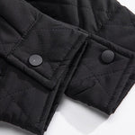 Retro Quilted Diamond Pattern Jacket