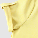 Men's Solid Color Half Button Stand Collar Short Sleeve Shirt