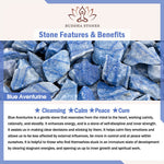Buddha Stones Natural Blue Aventurine Crystal Pearl Bead Healing Bracelet (Extra 35% Off | USE CODE: FS35)