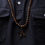 Buddha Stones 108 Mala Beads Bracelet Prayer Meditation Sandalwood Elastic
