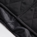 Retro Quilted Diamond Pattern Jacket