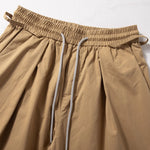 Vintage Pleated Loose Casual Trousers