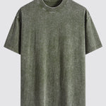 3 Pieces Washed Distressed Drop Shoulder T-Shirt