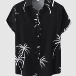 Men's Hawaiian Floral Print Resort Short Sleeve Shirt