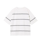 Webbing Crew Neck Short Sleeve T-Shirt