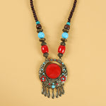 Tibetan Retro Beads Tassel Hair Decoration Hair Accessories