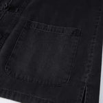 Denim Loose Button-Up T-Shirt