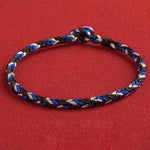 Buddha Stones "May prosperity fill your life" Lucky Multicolored Bracelet