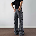 American Vintage Flared Multi-pocket Overalls