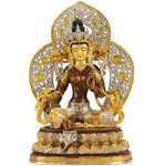 Buddha Stones Bodhisattva Green Tara Hope Copper Statue Decoration