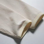 Casual Waffle-knit Loose-fitting Shirt