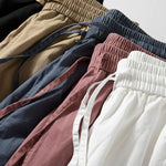 Women's Casual Lightweight Cropped Wide-leg Pants