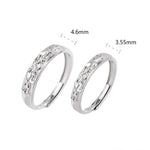 Buddha Stones 925 Sterling Silver PiXiu Balance Adjustable Couple Ring