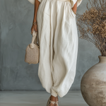 Lisa | Soft Off-Shoulder Top and Tapered Pants Set