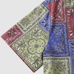 Men's Vintage Paisley Print Casual Short Sleeve Shirt